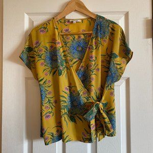 Madewell Sash-Tie Wrap Shirt | Sz M